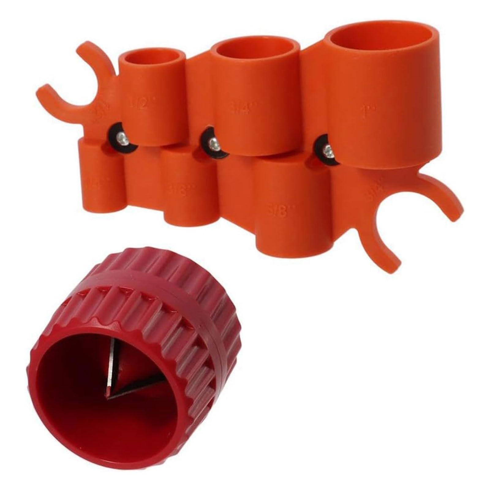 Kalttoy Pipe Deburring Tool Set Texture for Efficient Burr Removal and Depth Measurement in Plumbing Projects Workshop Pipe Set