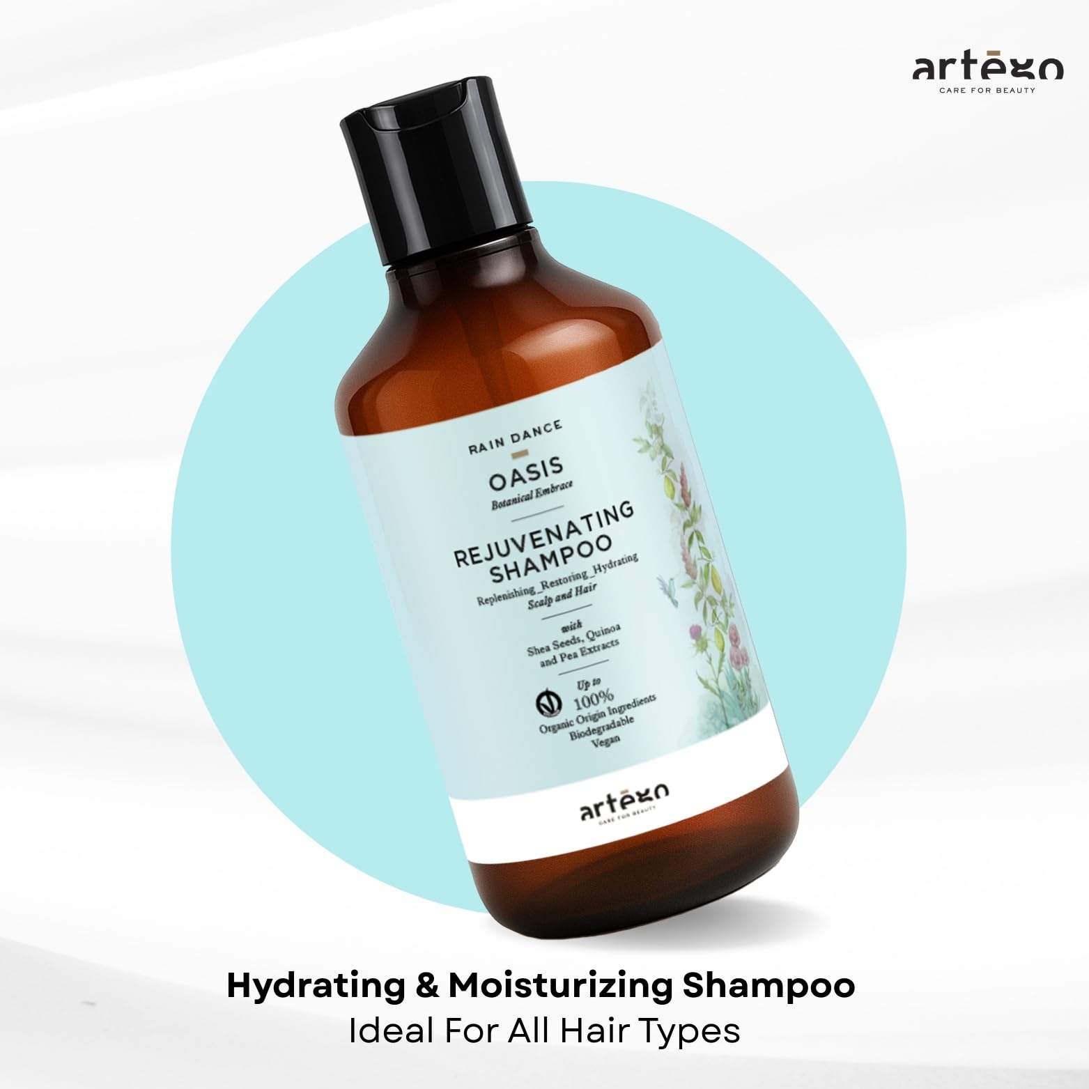 Amazon.com : Artègo Rain Dance Oasis Rejuvenating Shampoo (10.2 oz