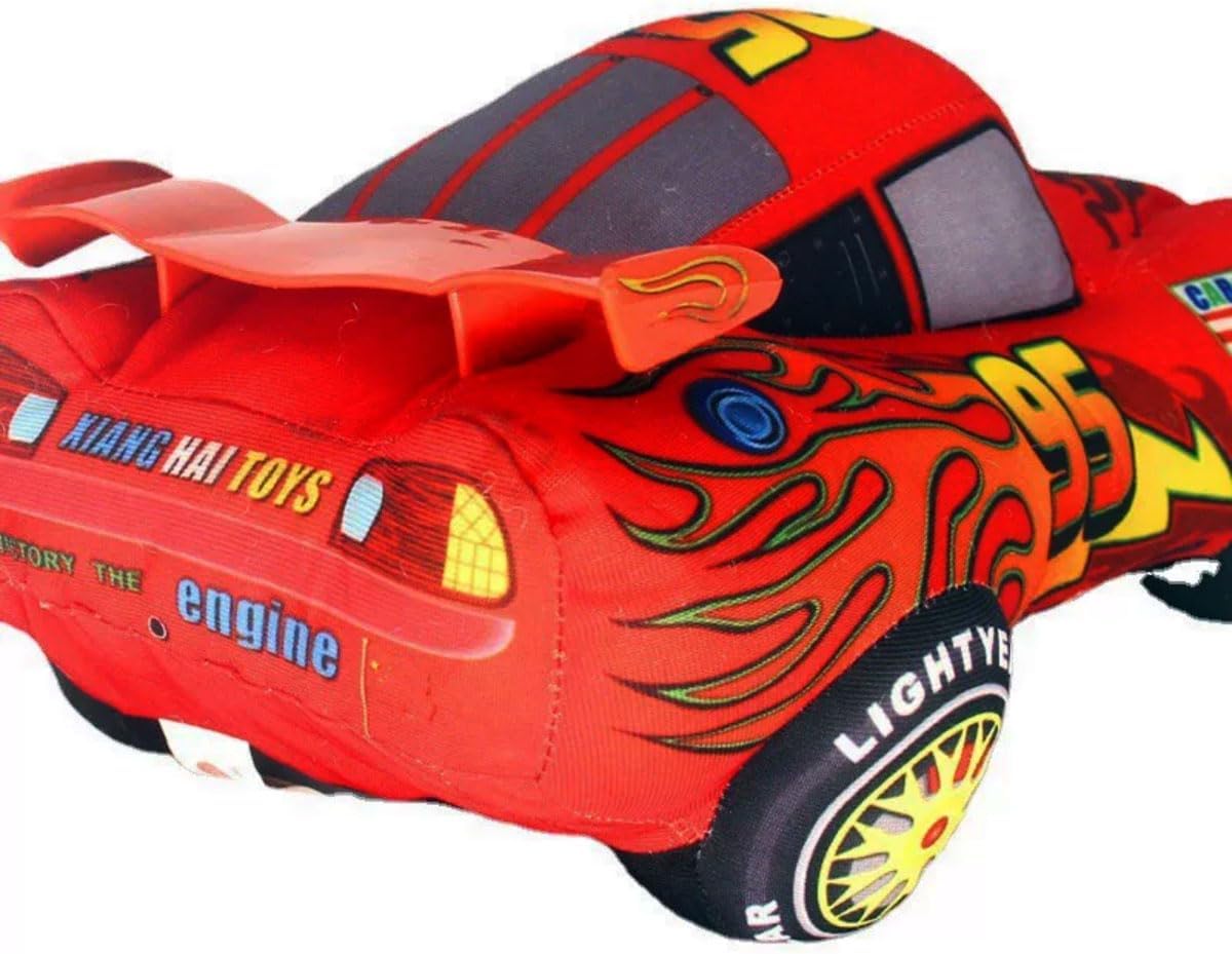 Movies Cars McQueen Plush Toy Car Pillows Birthday Christmas Kids Gifts (13.8inch McQueen A)