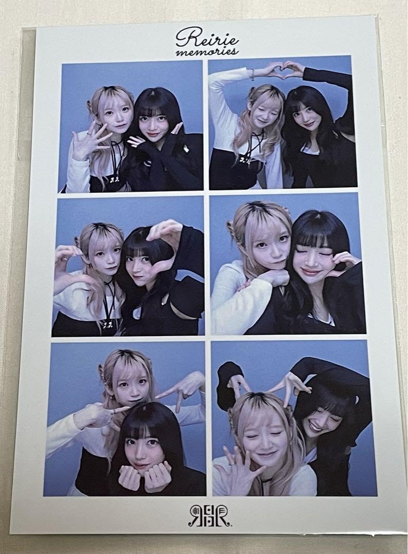 Amazon.co.jp: REIRIE プリクラ風ステッカーWhite 黒宮れい 金子理江