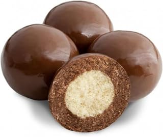 Tripple Dipped Milk chocolate Malt Balls By Nuts n More - 1lb