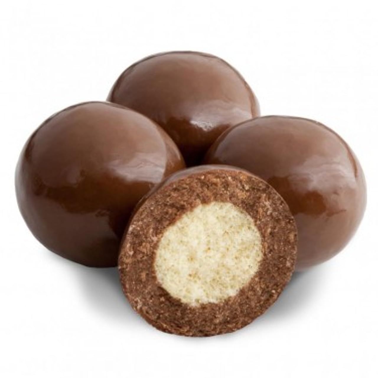 Tripple Dipped Milk chocolate Malt Balls By Nuts n More - 1lb