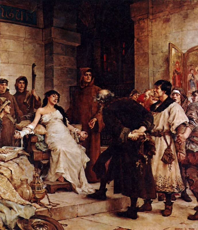 Decora paredes vacías con el cuadro de lienzo vintage de George Moreau 60x90cm