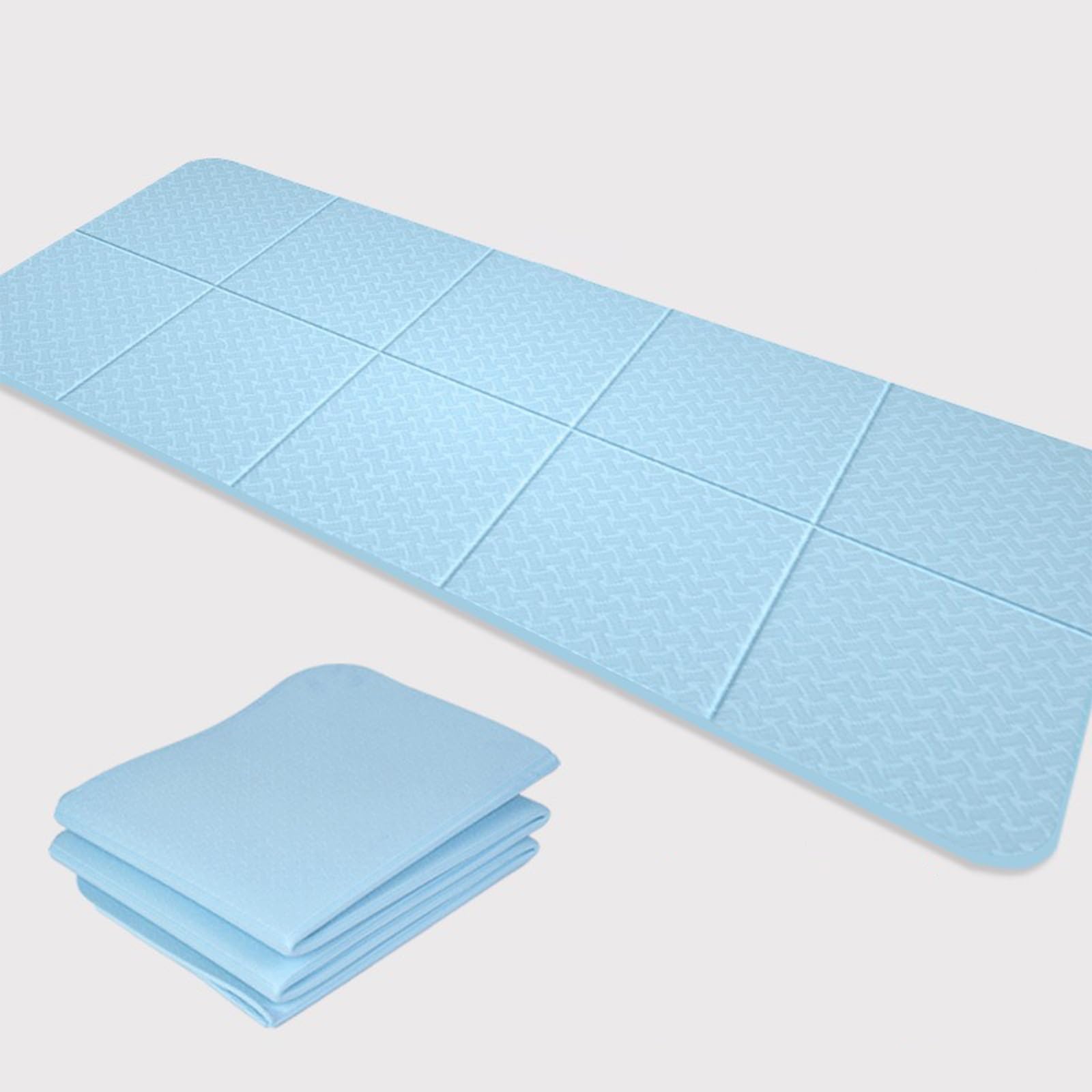 Pieghevole Tappetino Yoga Ecologico In Elastomero Antiscivolo Tappeto Allenamento Termoplastico per Pilates Fitness Palestra Donne/Uomini Interno/Esterno