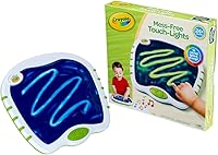 Crayola Toddler Touch Lights Musical Doodle Board - Mess-Free Light Up Sensory Toy with 12 Colors & 6 Songs for Toddlers 2+