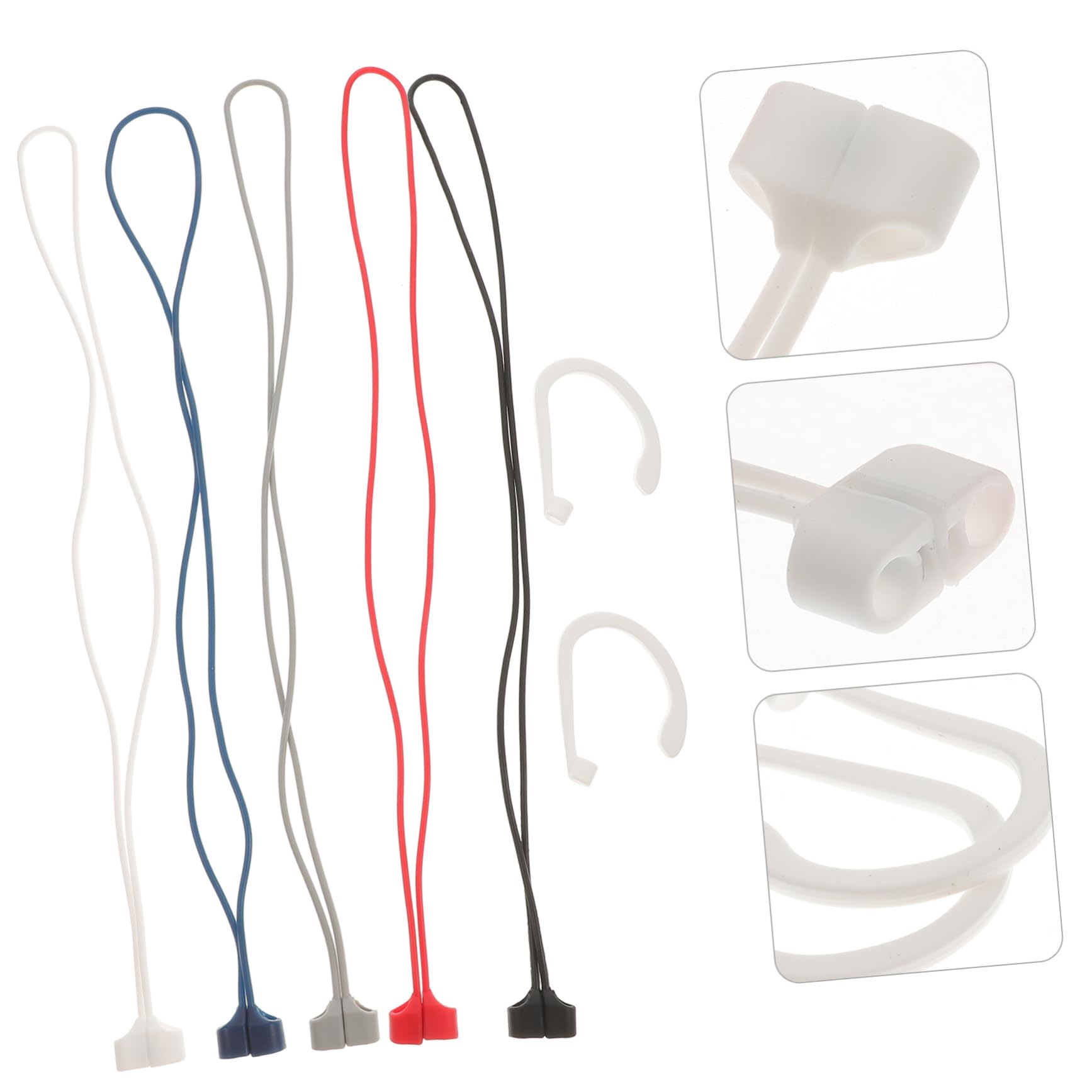 DOITOOL 3 Juegos De Cordones Magnéticos Para Auriculares Deportivos De Silicona Con Diseño De Collar.