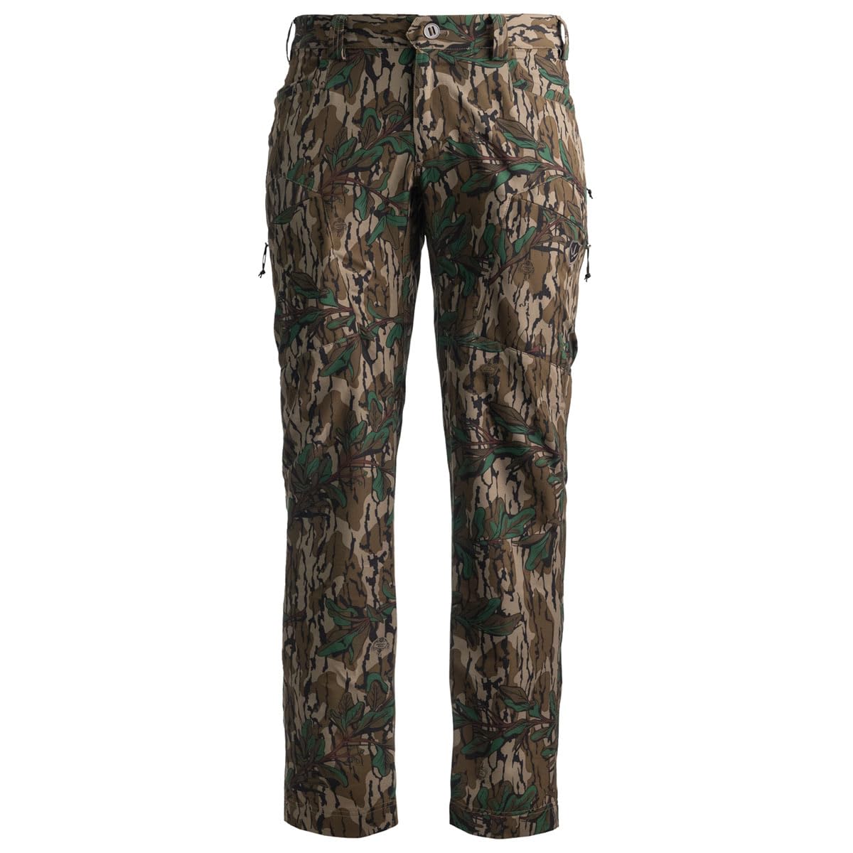 BLOCKER OUTDOORS Finisher Lightweight Turkey Hunting Pants – Silent, Scent-Control, Stretch-Fit Camo Pants for Mobility & All-Season Comfort (MO Greenleaf, 34 REG)