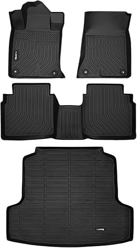Miniatura 69 de Juego de alfombrillas y forro de carga para Mazda CX5 2017-2022, protección para todo tipo de clima, TPE antideslizante, juego completo de forros