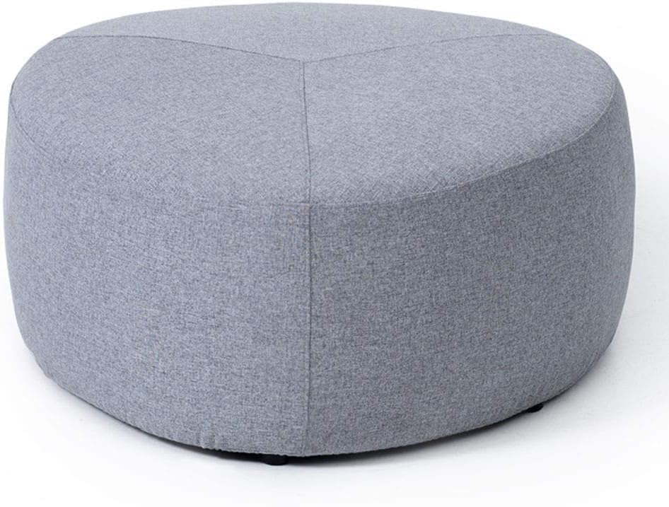 Pouf salon gris 80x80 cm pour un coin lecture cosy et moderne