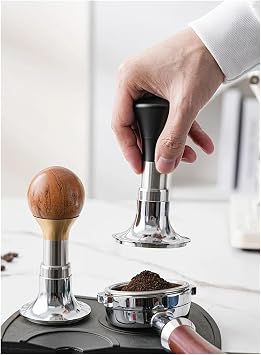 Constant Pressure Coffee Tamper 51mm 53.35mm 58.5mm The Force Tamper Impact Espresso Tampers with Calibrated Spring Loaded58.5mm