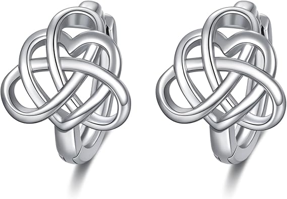WINNICACA Celtic Earrings for Women Hoop Earrings Irish Jewelry Gifts