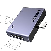 UGREEN Cavo USB C a DisplayPort 1.4 Carica PD100W 8K 60Hz 30Hz 4K 240Hz 144Hz Compatibile con iPhone 17 Pro Max Air Mac mini M4, M4 Pro MacBook M4 Pro Max iPad Pro Air Galaxy S24