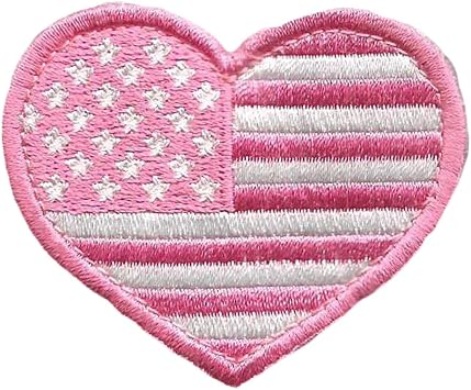Tactical Heart USA Patch-Pink