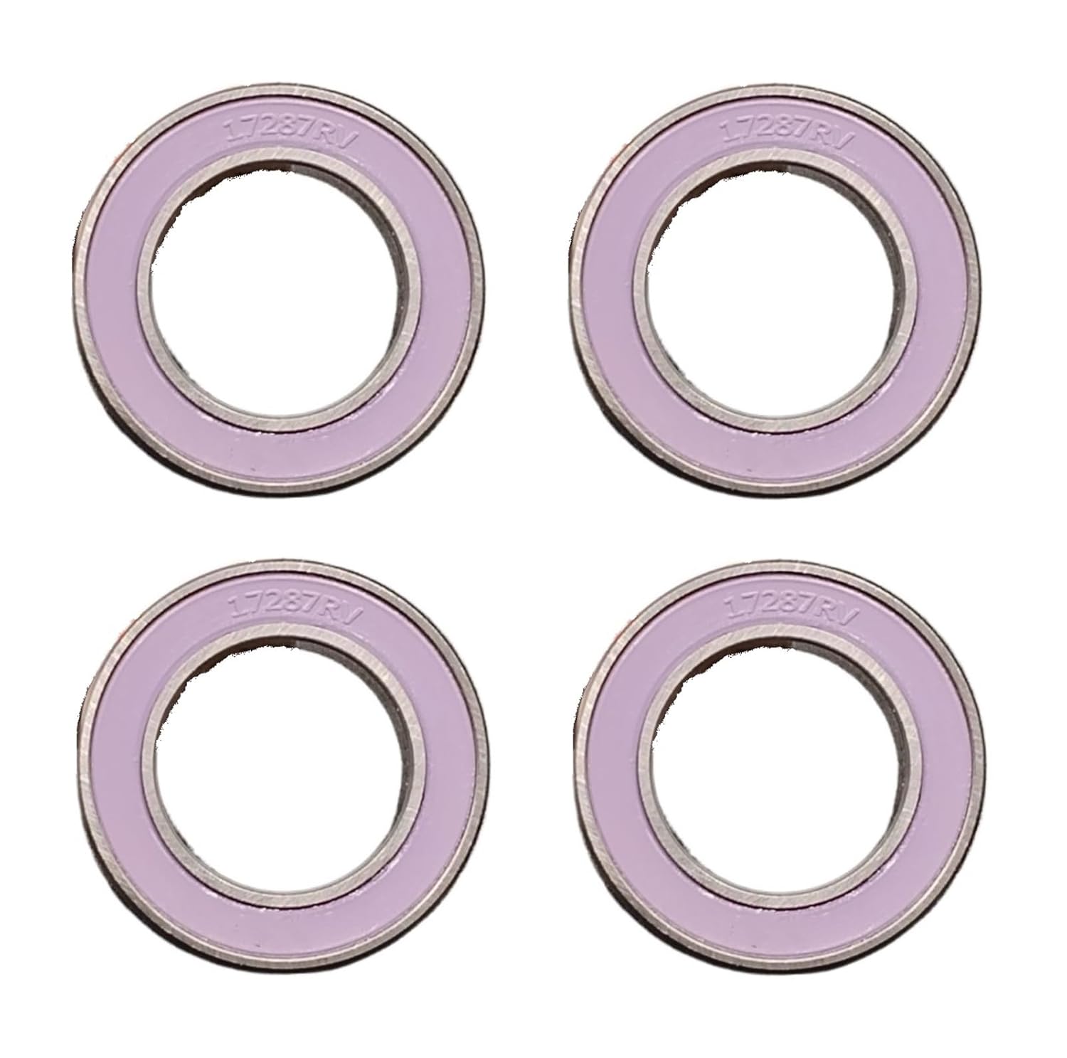 4pcs 17287-2RV-N4 Bicycle Hub Bearing 17x28x7mm Bike Hybrid Ceramic Ball Bearings 17287 Accessories