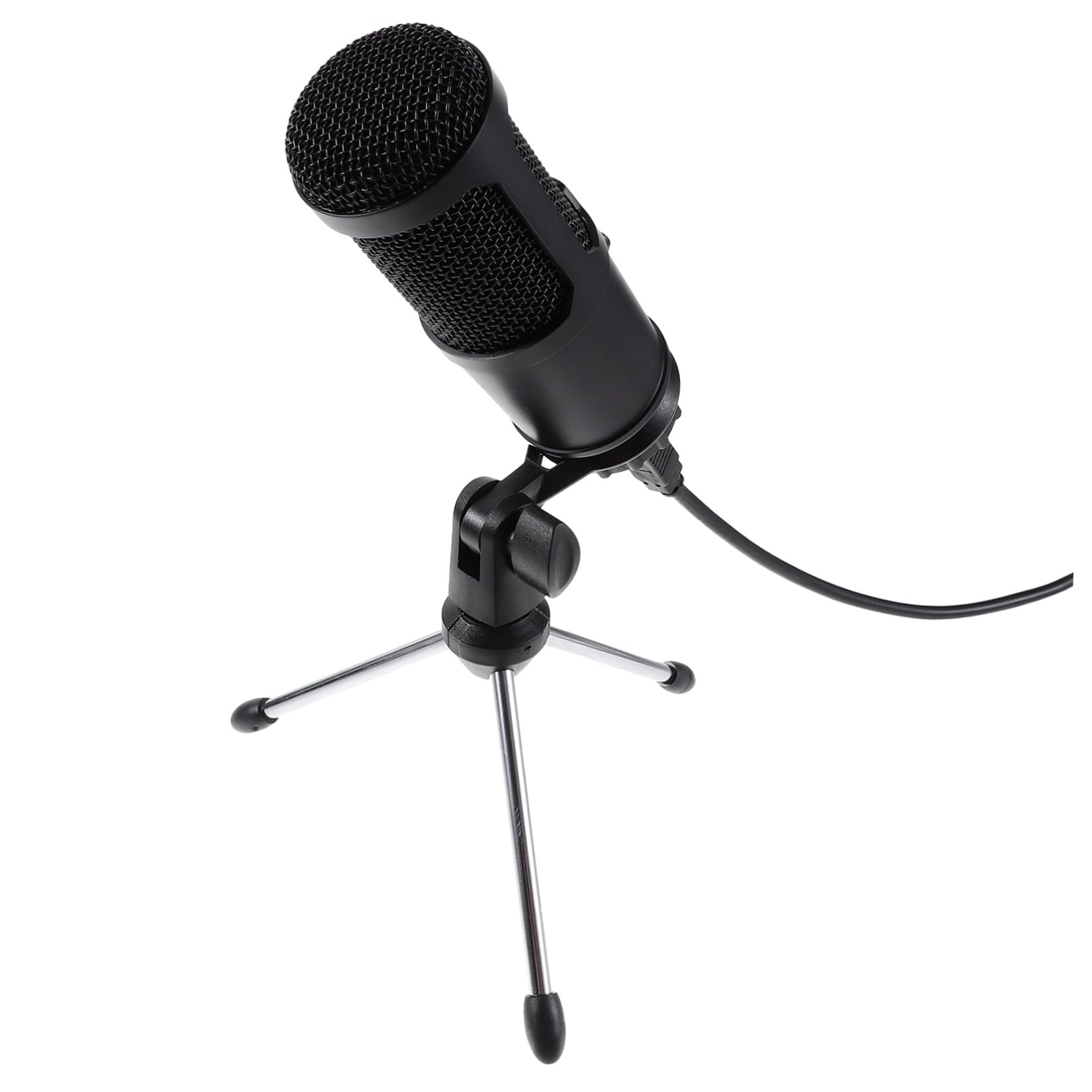 USB Kondensatormikrofon mit Nierencharakteristik für Präzise Sprachaufnahme Abs Material Verstellbarer Halter für Aufnahmestudios und Radiostationen Zufälliger Stil