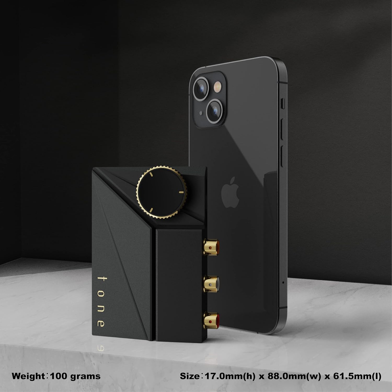 Amplificatori per cuffie khadas Tone2 Pro 3.5/4.5mm Jack, HiFi portatile DAC ES9038Q2M DSD512 | 768K/32Bit, supporto decodifica MQA，Compatibile con ipad, telefono, computer e altoparlante (Nero)