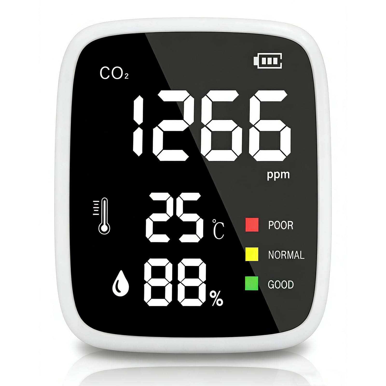 Amazon | co2メーターモニター 二酸化炭素濃度計 二酸化炭素検出器