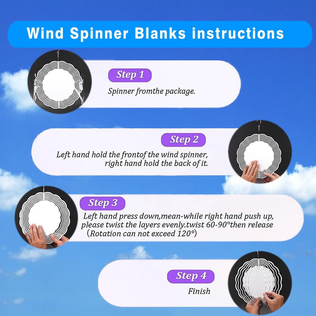 カラフルな猫風スピナー、30.5 cm ウィンドスピナー ガーデンヤードホームオーナメントギフト