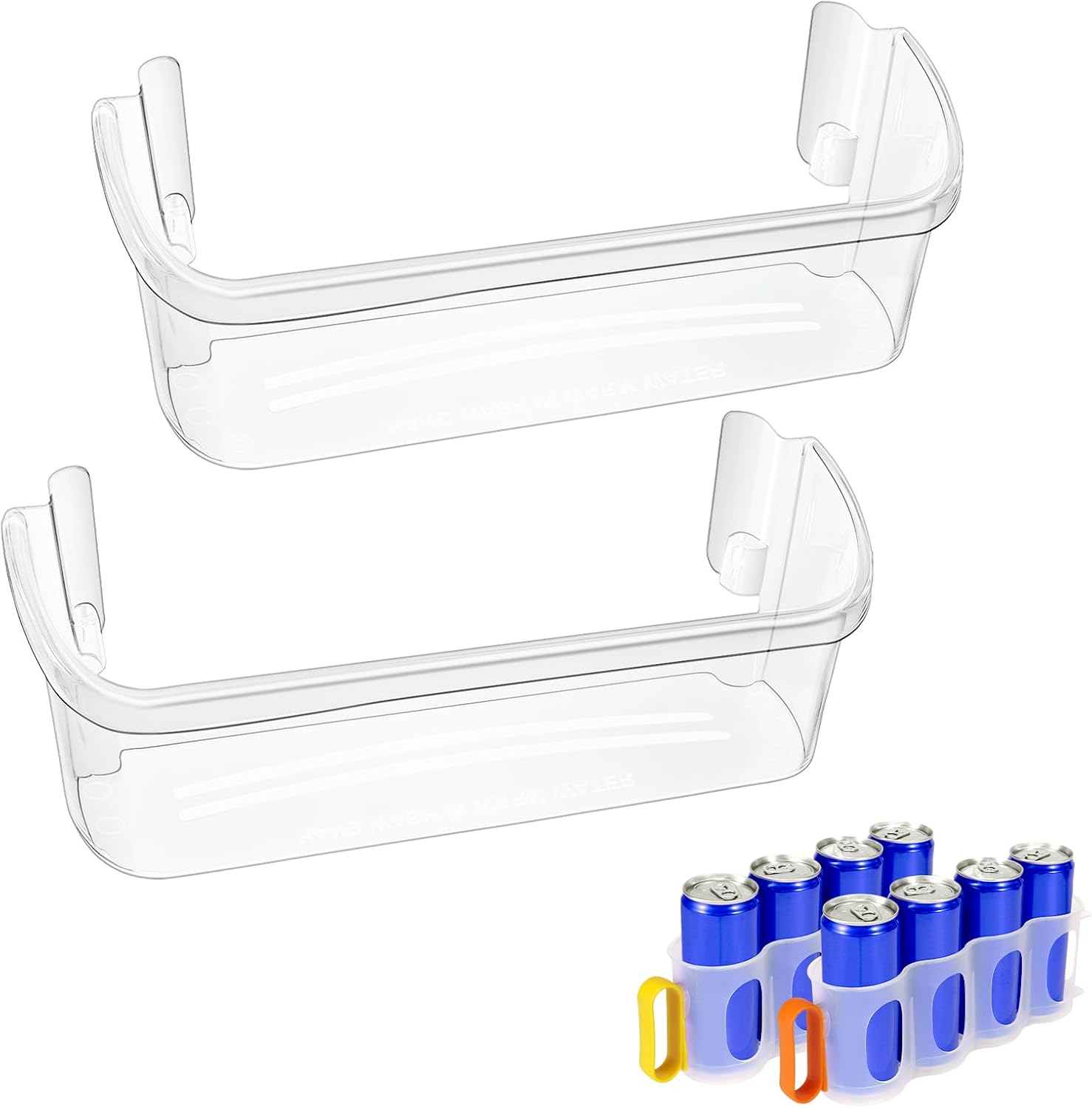 2 Packs UPGRADED 242126602 Refrigerator Door Bin Shelf