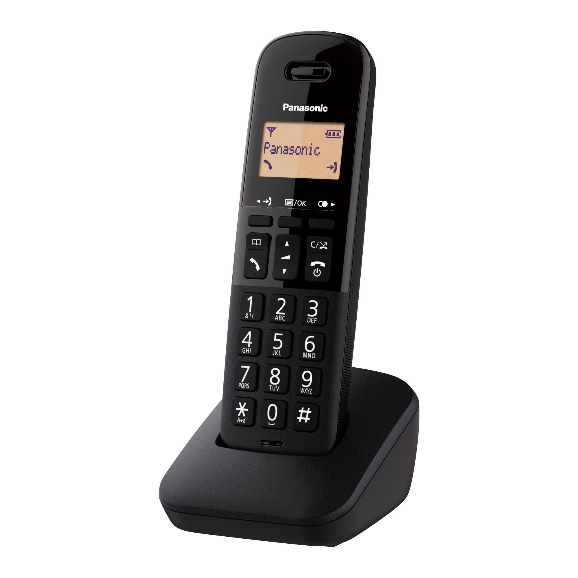Panasonic KX-TGB613SPB Teléfono Fijo inalámbrico trío, Bloqueo de Llamadas, 18 Horas de conversación, 200 Horas en Espera, Agenda 50 contactos, Resistencia a caídas, Color Negro — view 10