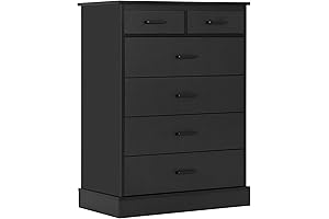 Hasuit Black Dresser: Organization Haven for Bedrooms and Beyond