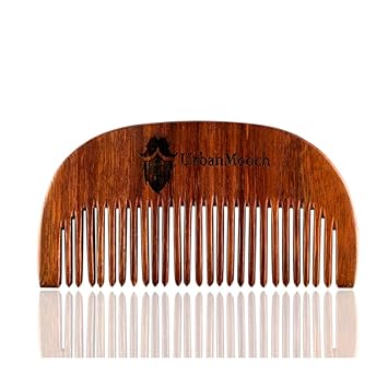 UrbanMooch Pure Sheesham Wood Beard Comb For Healthy & Stylish Beard