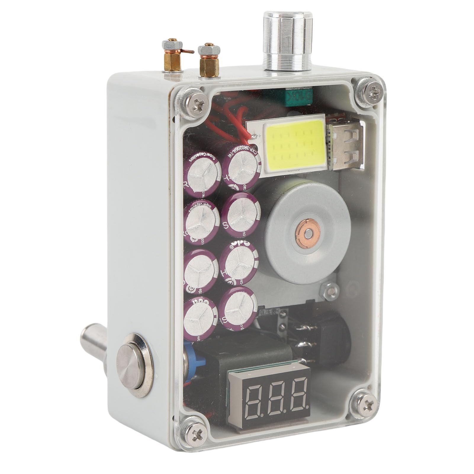 Generatore a manovella, generatore di corrente manuale portatile con uscita USB per le emergenze di campeggio all'aperto, genera energia senza emettere gas nocivi, compatto e leggero