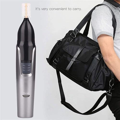 Miniatura 6 de Cortapelos para orejas y nariz para hombres y mujeres, 3 en 1, recargable, profesional, eléctrica, recortadora de cejas y vello facial con cabeza