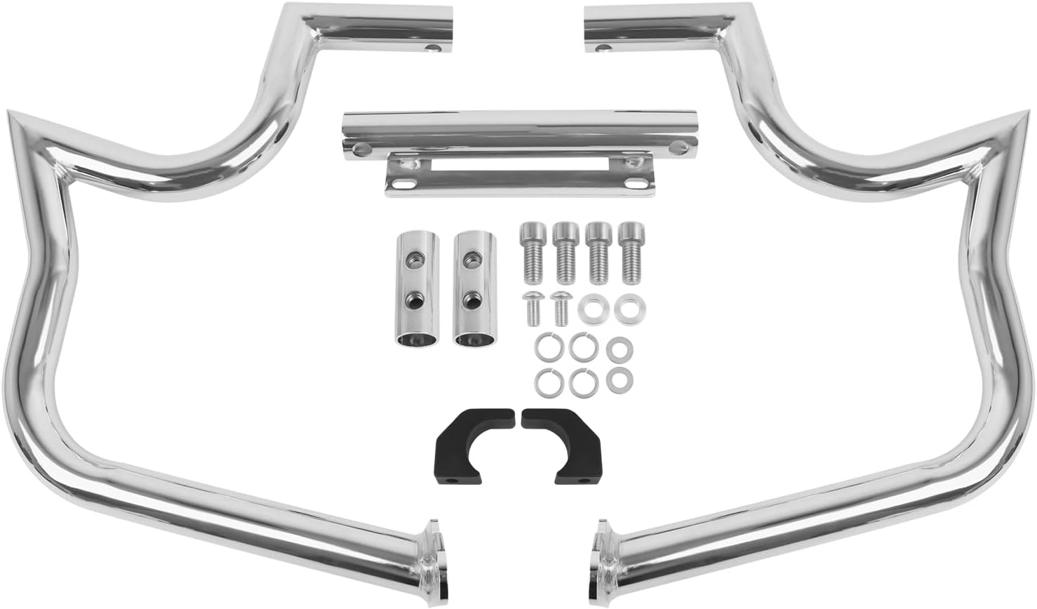 Highway Freeway Crash Bar Engine Guard Replacement for Honda Fury VT1300CX VT1300 CX 2010-2025 (Sliver)