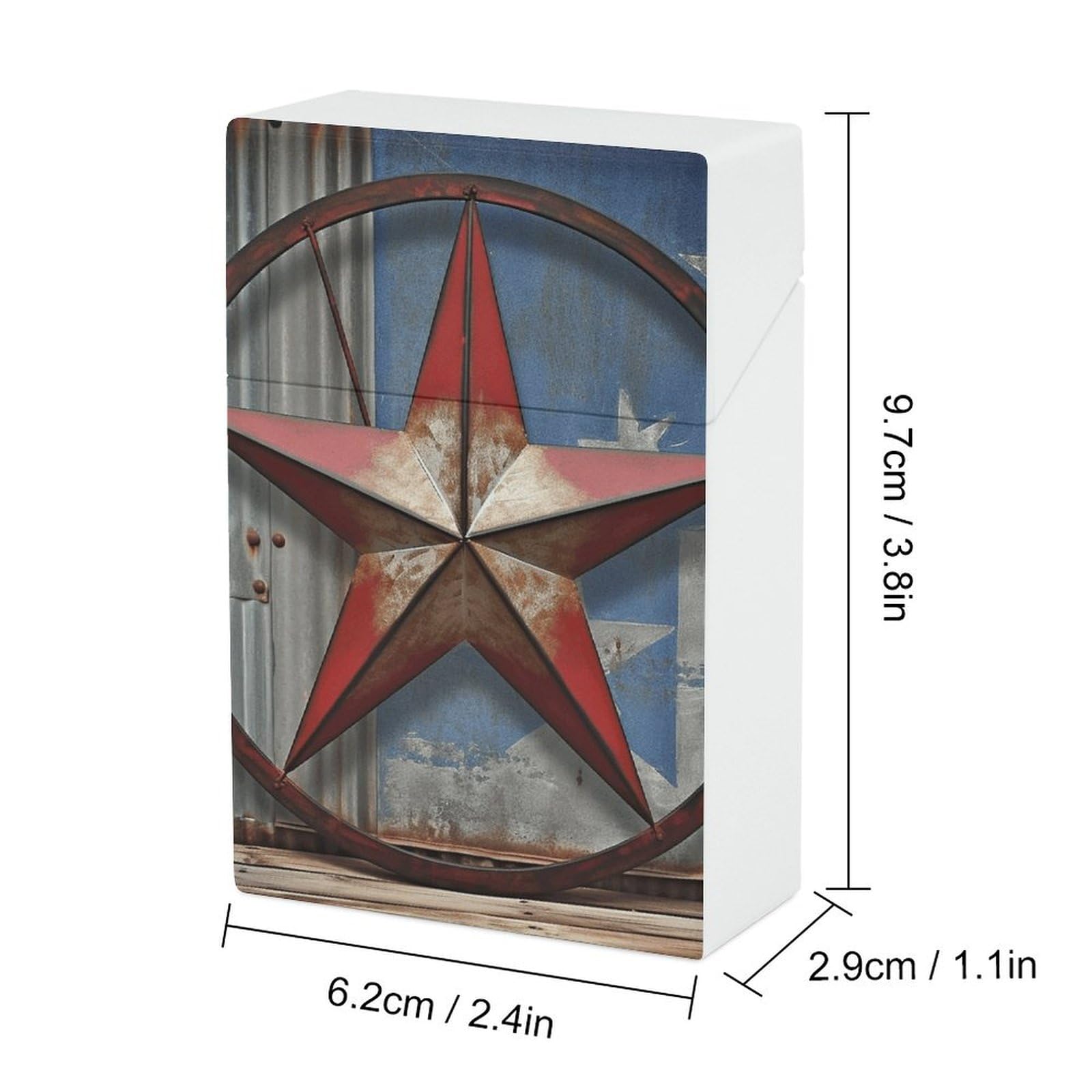 Amazon.com: Cigarette Case Stylish Cigarette Box Holder American Wastern  Texas Star Cigarettes Protective Cover Waterproof Cigarettes Holder Plastic  Cigaret Container for Men Women Smoker Gift : Health & Household