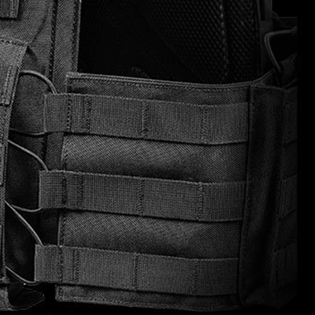 WEERUN Tactical Vest Mens Military Plate Carrier Vest Adjustable Molle