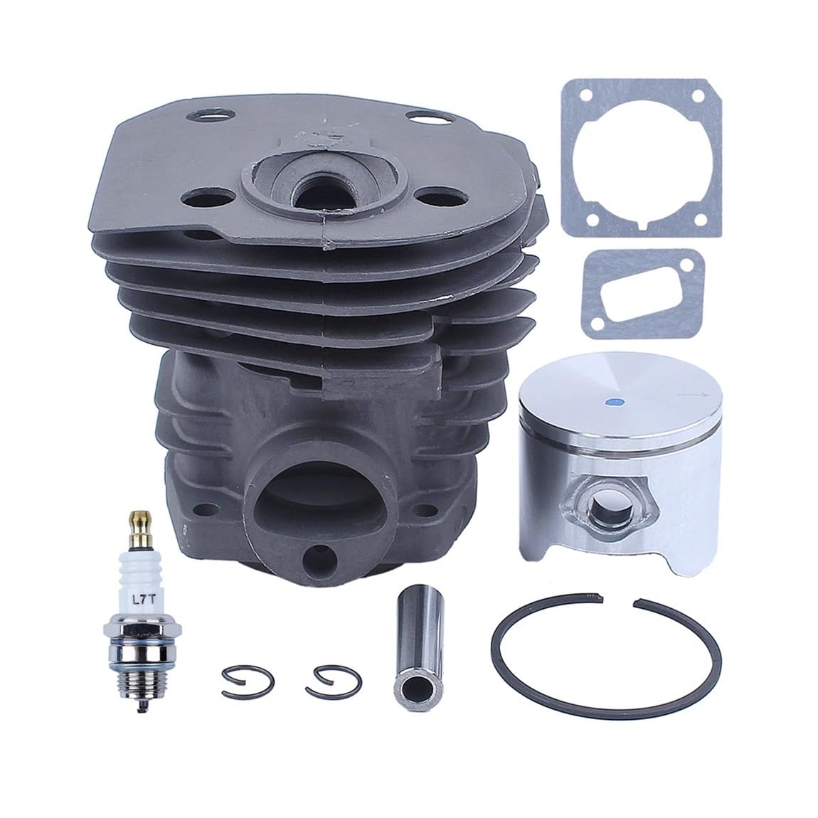Pieza DE Recambio Kit de Junta de pistón de Cilindro de 44 mm Compatible con Repuesto de Motosierra chapada 350 351 353 346XP 157A