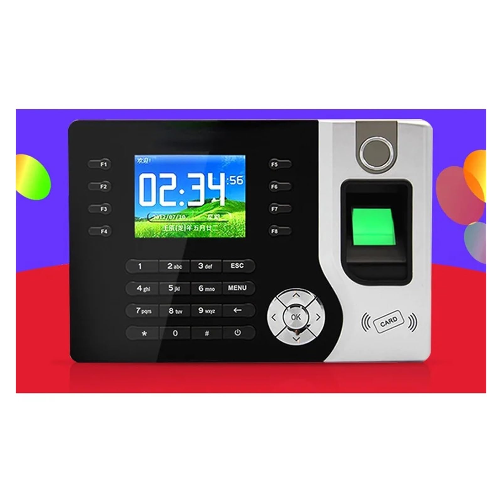 Pointeuse Système De Pointage Biométrique Intelligent Par Empreinte Digitale Et RFID (enregistreur Présence Des Employés)