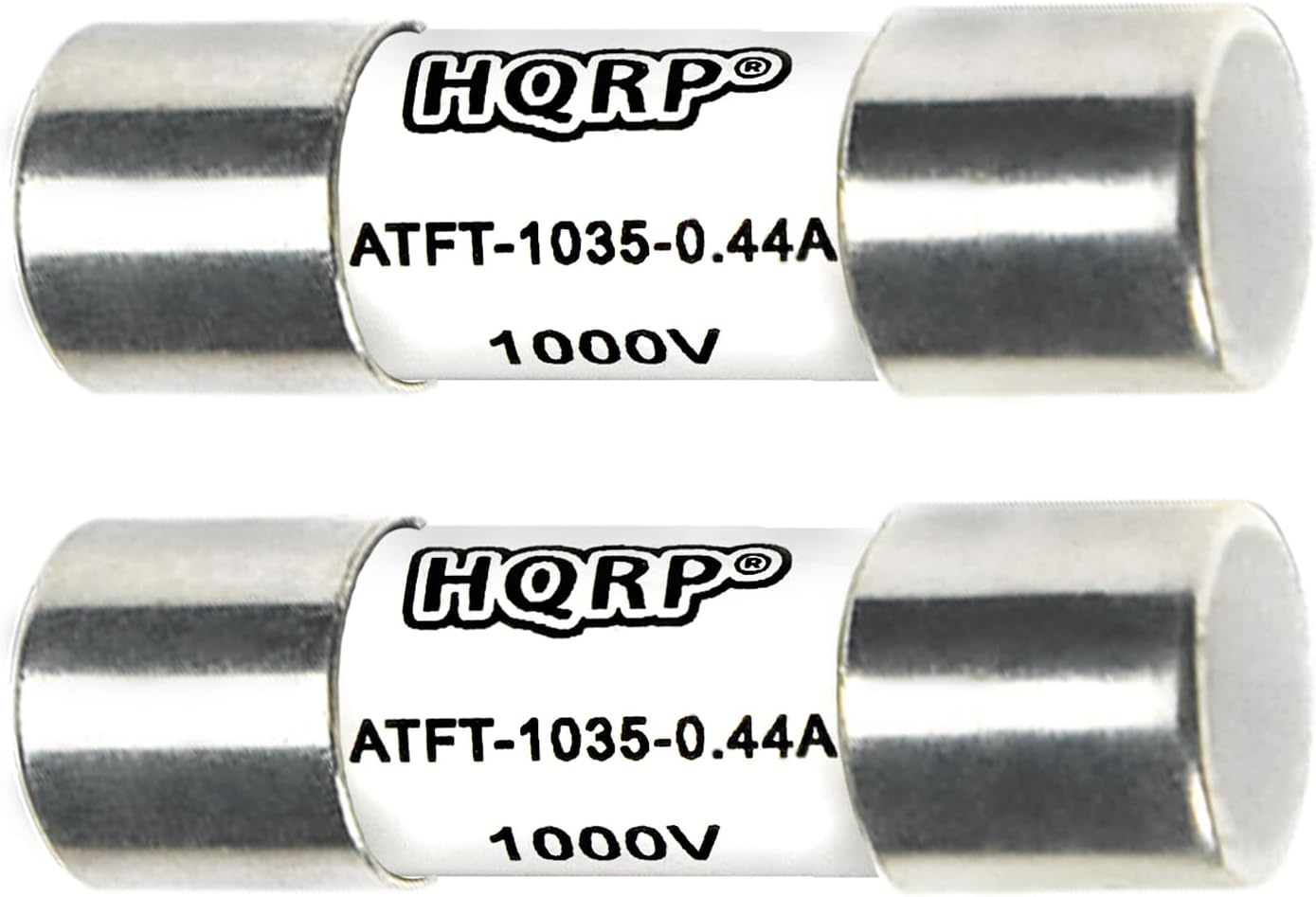 HQRP 2-Pack DMM-44/100 Fast-Acting Digital Multimeter Fuse 440mA 1000V Replacement for Bussmann DMM-B-44/100, DMM-44/100-R, LITTELFUSE Flu-44/100 Compatible with DMM Fluke, Brymen, Klein, Agilent