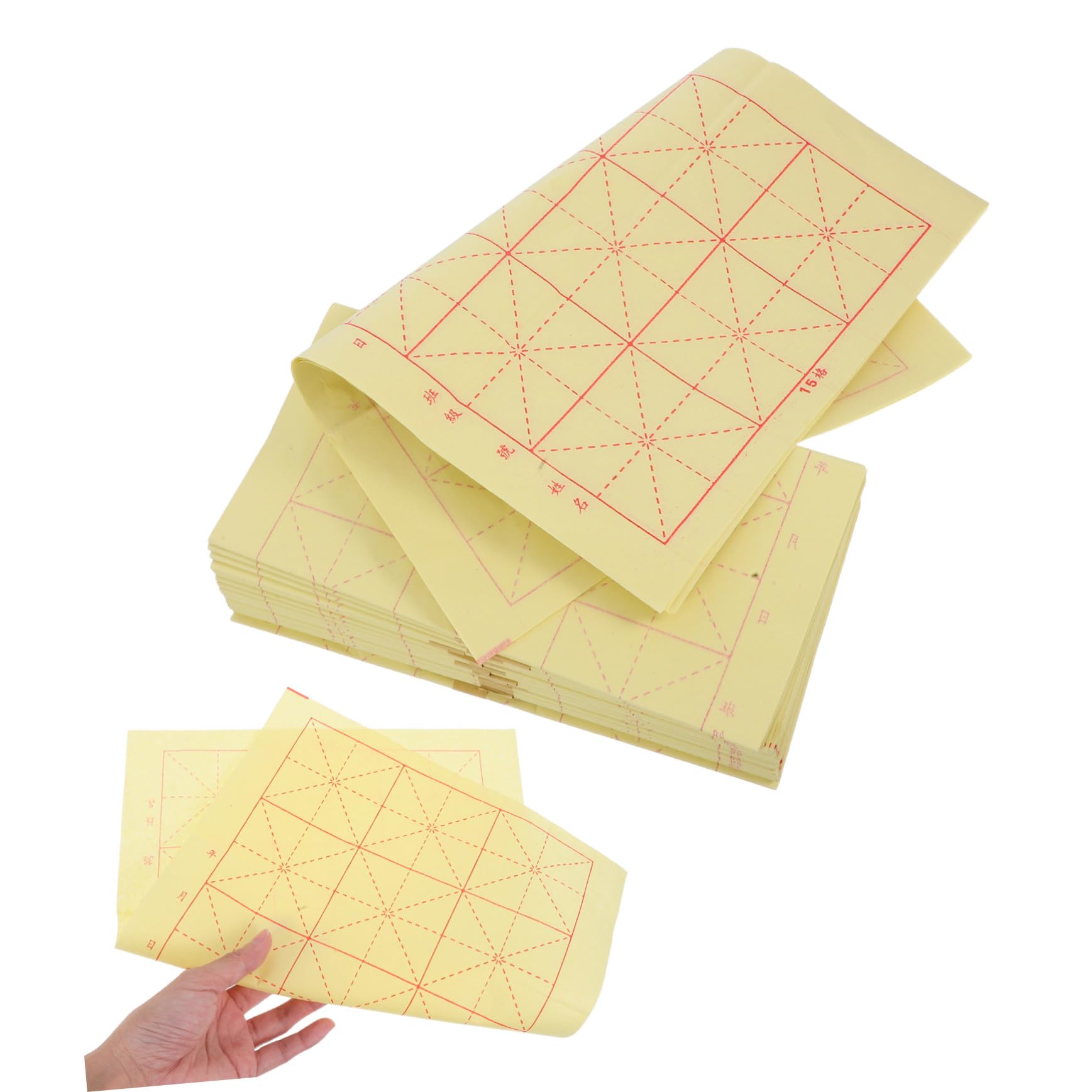Papier à calligraphie chinois pour entraînement artistique et pratique avec cases