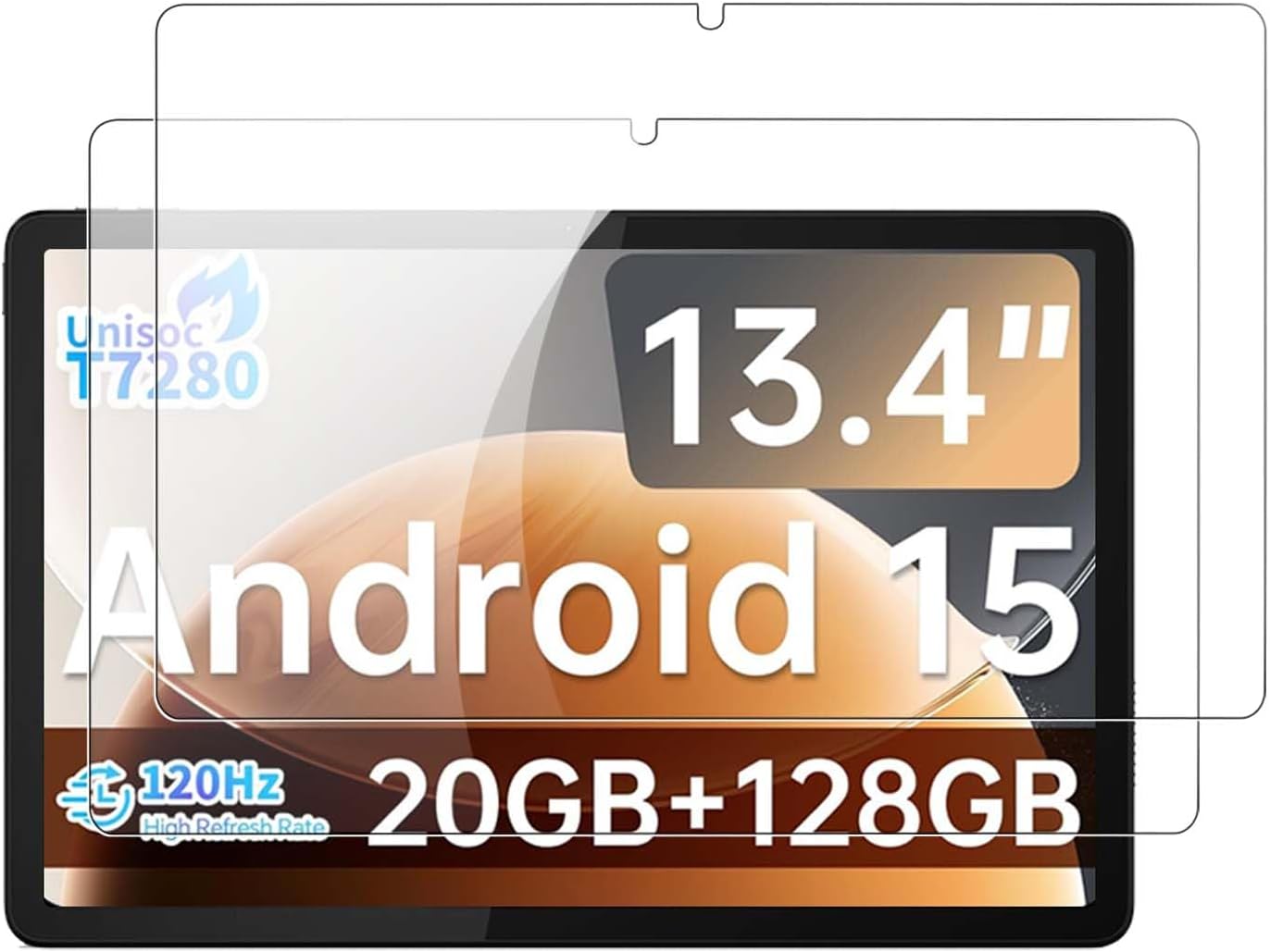 Protector de Pantalla de Vidrio Templado 2 Pack para Teclast T65 13"