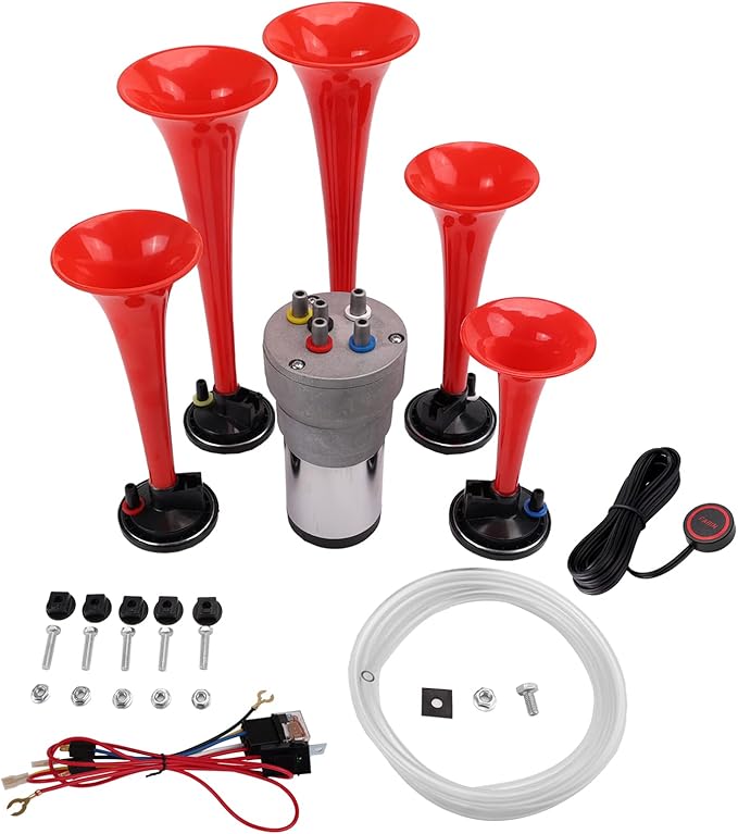 FARBIN Musical Air Horns Plays Dixieland Melody Music Horn Dixie Air Horn with
