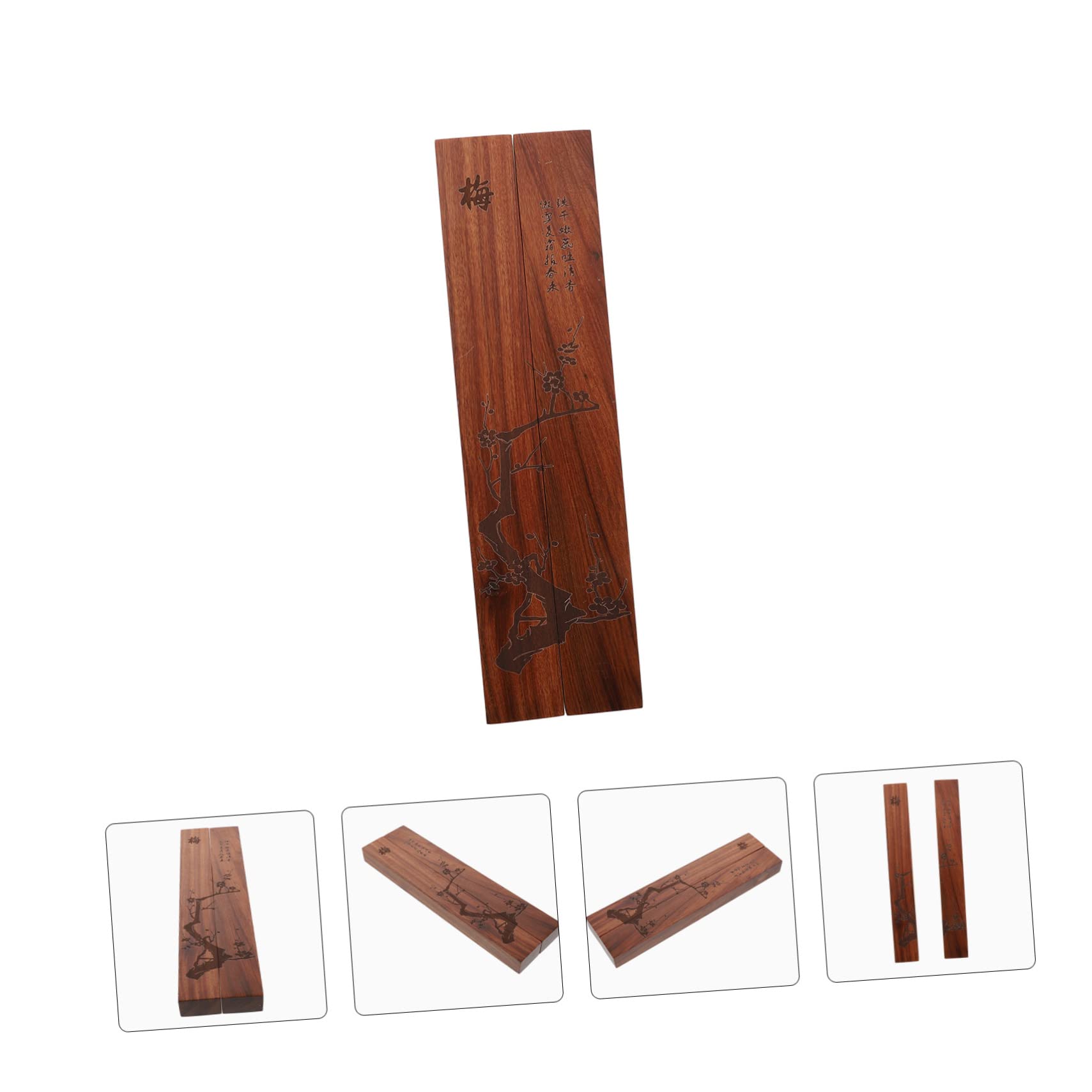 Yardwe 2pezzi Fermacarte Legno Per Calligrafia Da Legno Di Ziziphus Design Elegante Per Scrittura e Disegno Facile Da Pulire e Resistente Accessorio Per Artisti e Studenti Di Calligrafia