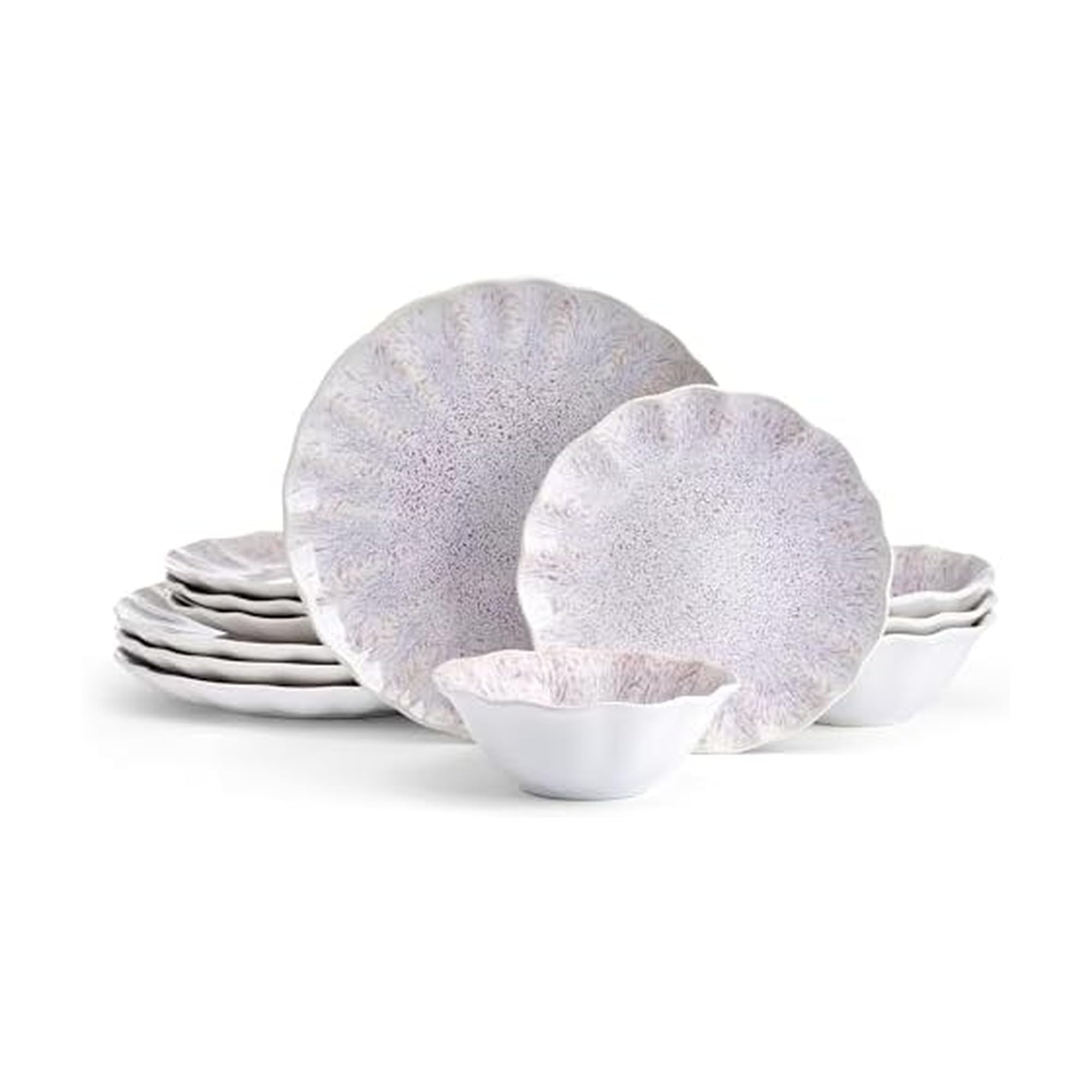 Amazon.com | Mikasa Isla Hand Crafted 12 Piece Plates Bowls