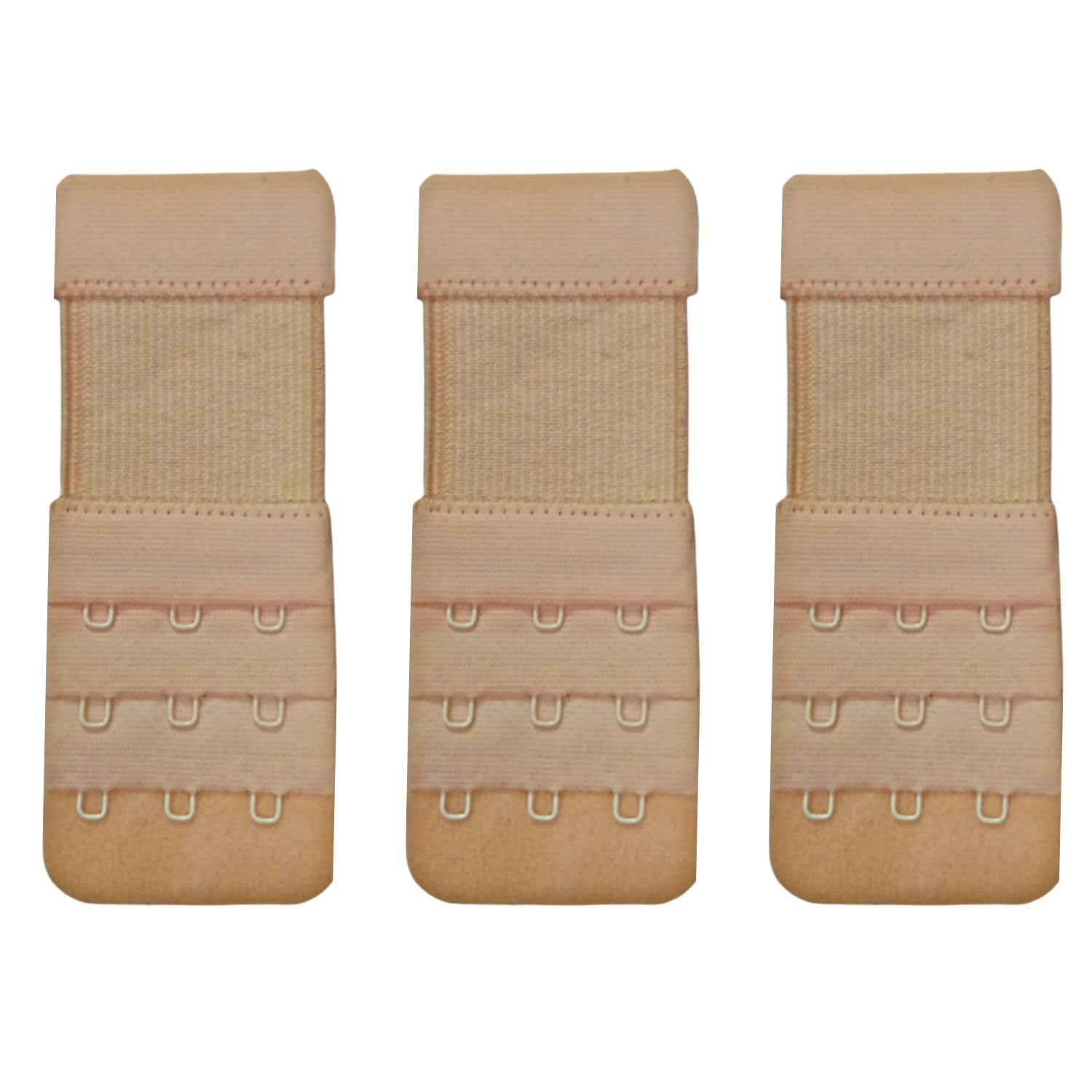 Bra Extension Strap for Women | 2 Hook & 3 Hook Adjustable Bra Hook Extender | Soft & Stretchy Elastic Band | Pack of 3 FASHION-image-39