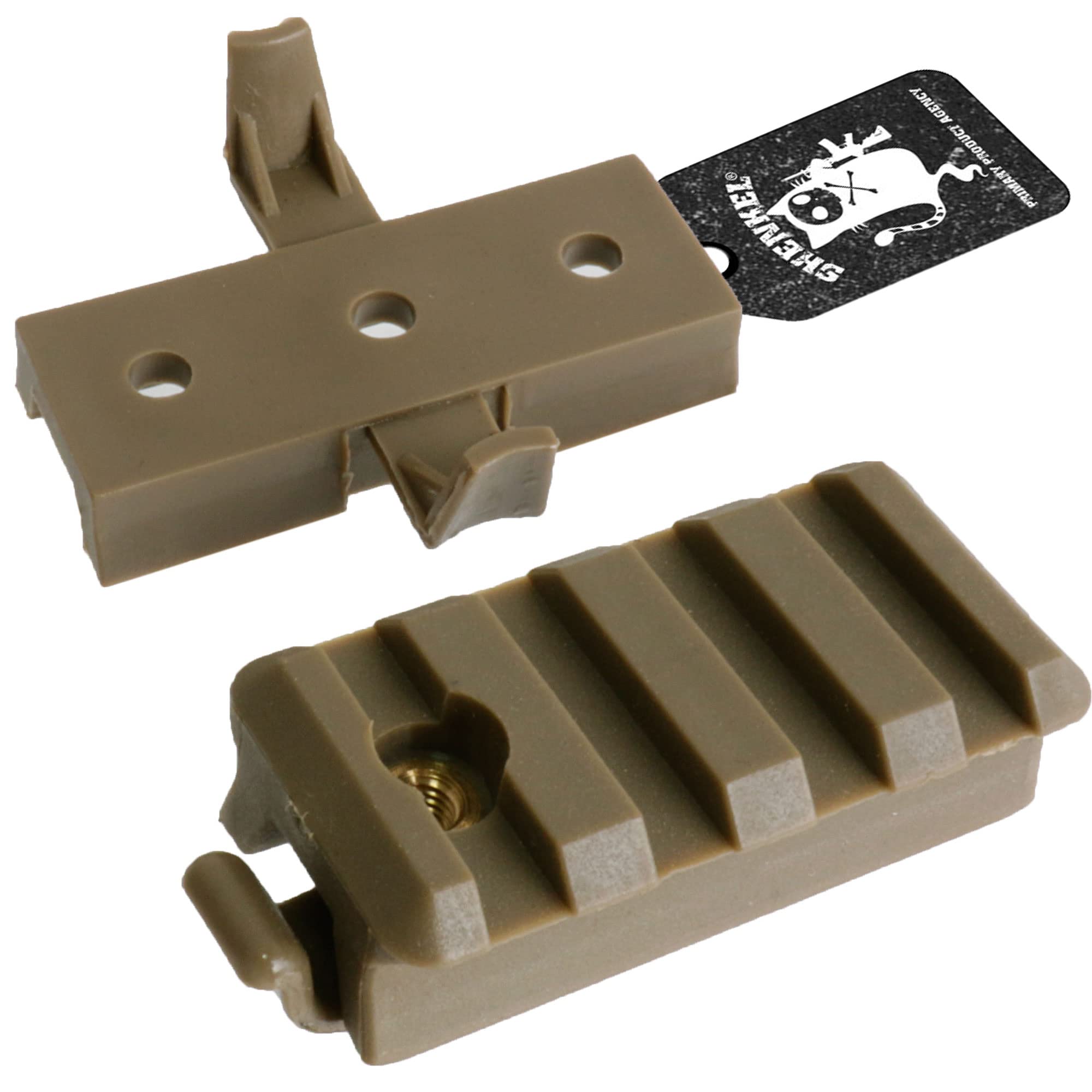 Amazon.co.jp: ヘルメット用 20mmレールマウント&ウィング