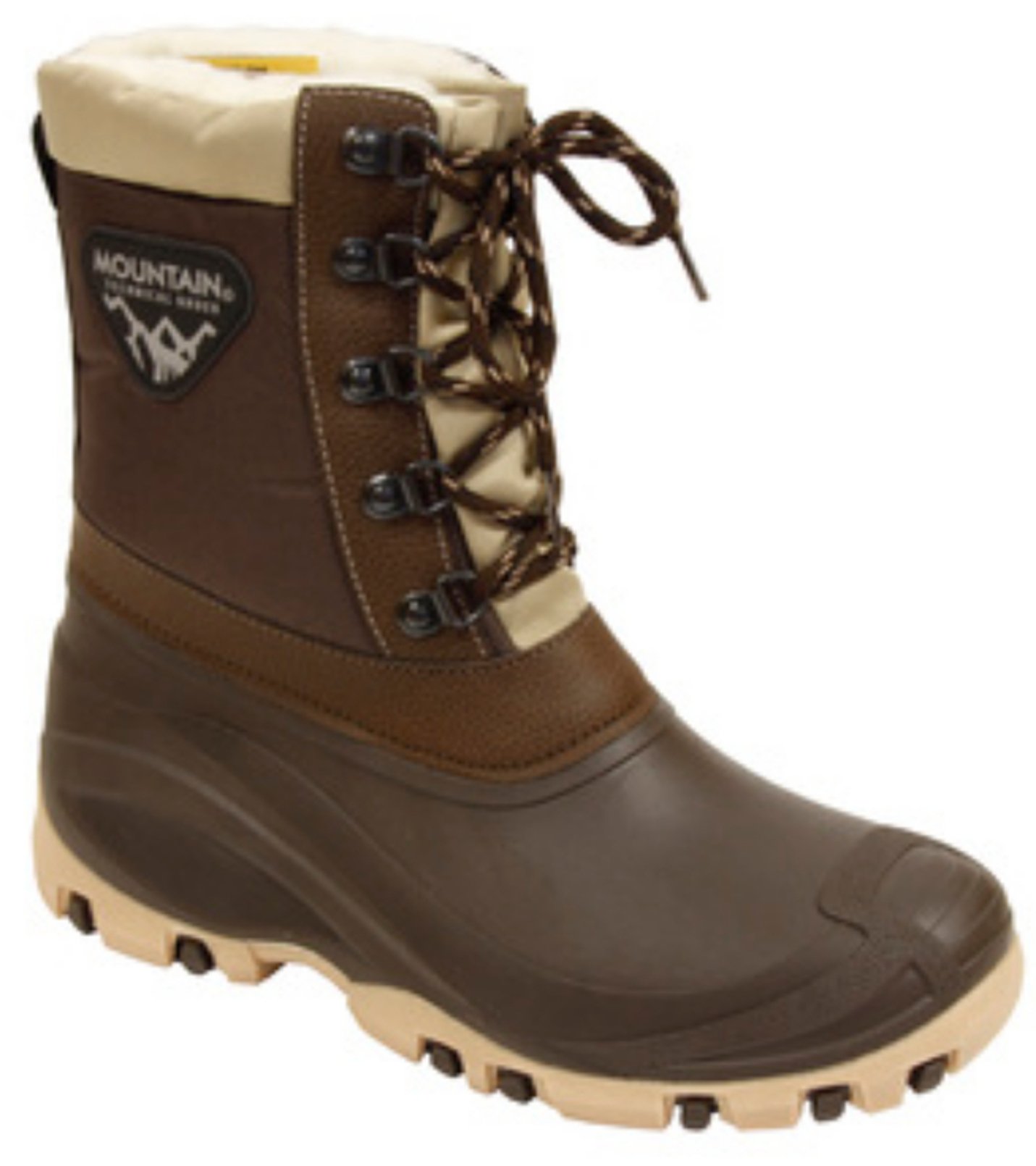 Stivali Caccia Uomo Stivali LAND 500 Imbottiti Marroni SOLOGNAC