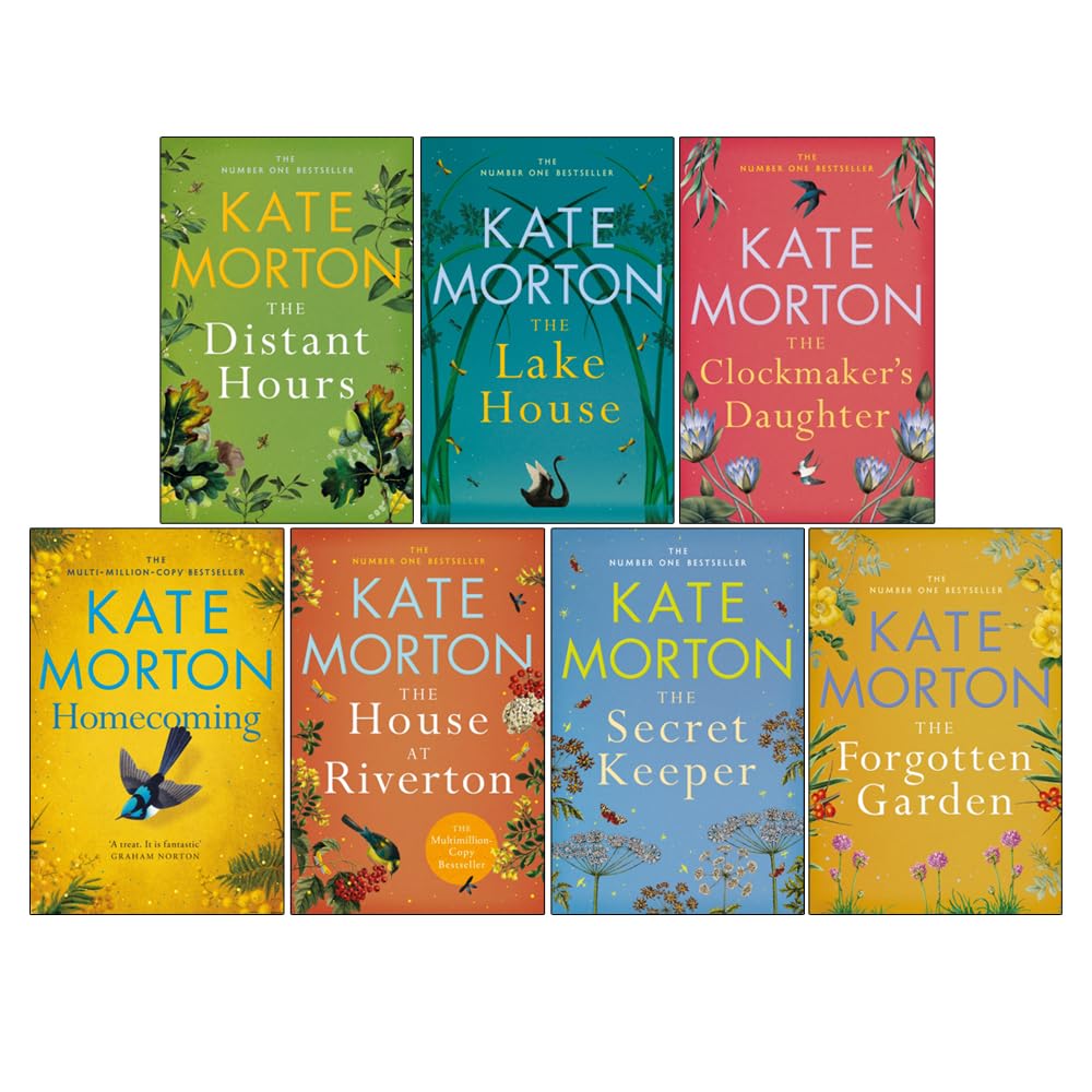 Kate Morton Collection 7 Books Set (The Distant Hours, Lake House, Clockmaker's Daughter, Homecoming, House at Riverton, Secret Keeper & Forgotten Garden)