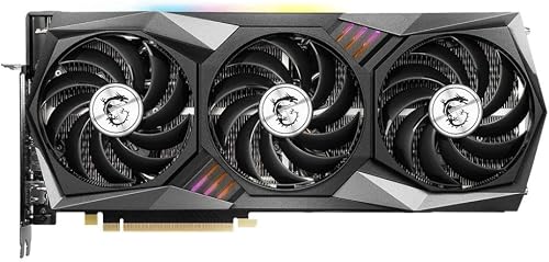 MSI GeForce RTX 3070 GAMING Z TRIO 8G LHR Gaming Graphics Card - 8GB GDDR6, 1845 MHz, PCI Express Gen 4, 256 bit, 3x DP v 1.4a, HDMI 2.1 (Supports 4K) - 2