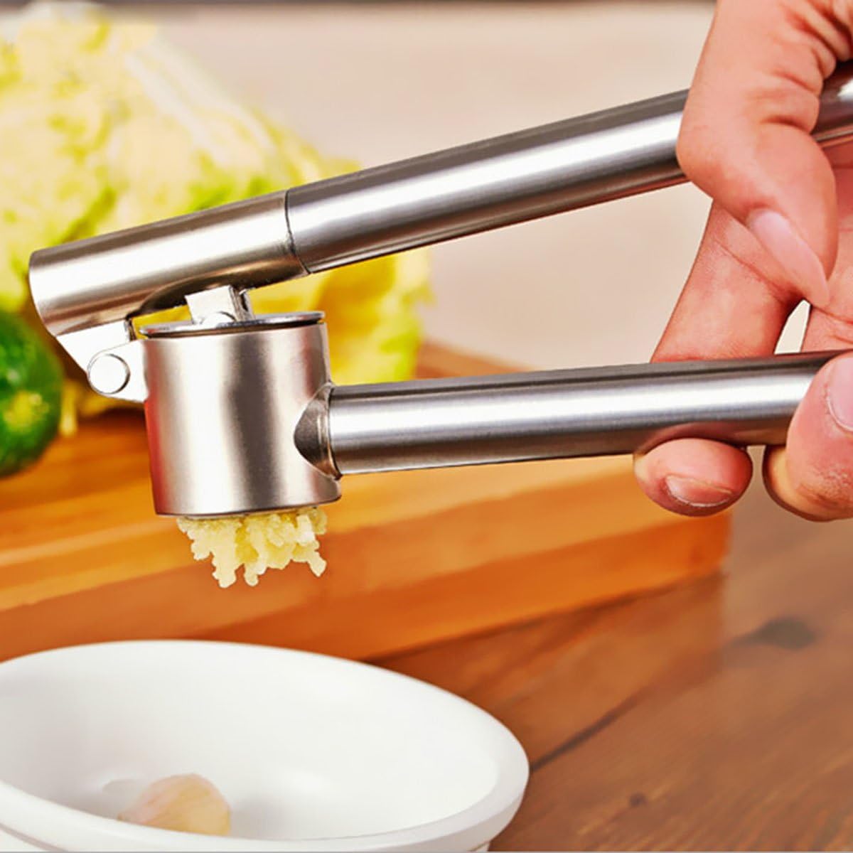 Aglio pressa acciai inossidabili