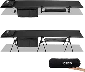 【数量限定】Upgrade ICECO コット 1000D 耐荷重180KG 軽 Amazon.co.jp: Upgrade ICECO キャンプコット 2WAY 1000D 耐荷重
