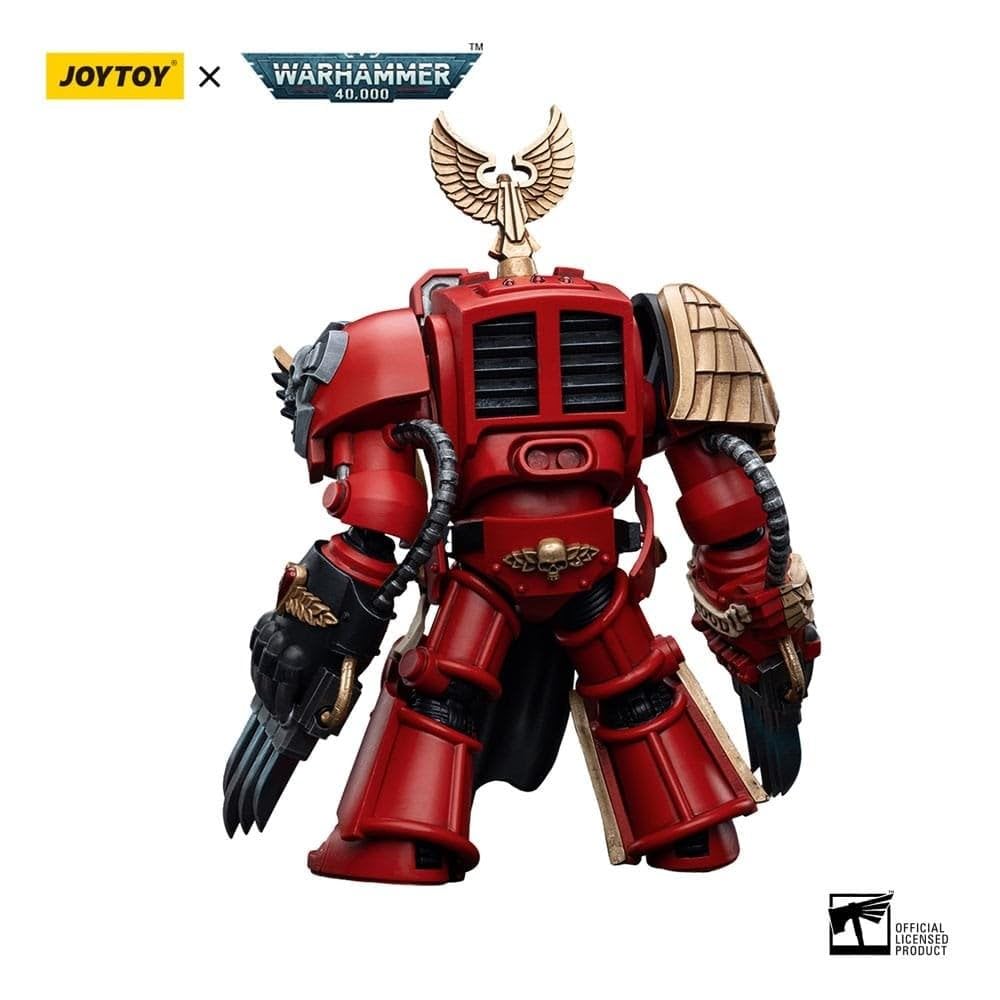 Bloomage Joytoy Tech - WH 40K - Blood Angels Assault Terminators Sergeant Santoro 1/18 Af, Multicolor, 5.3 inches - Image 4