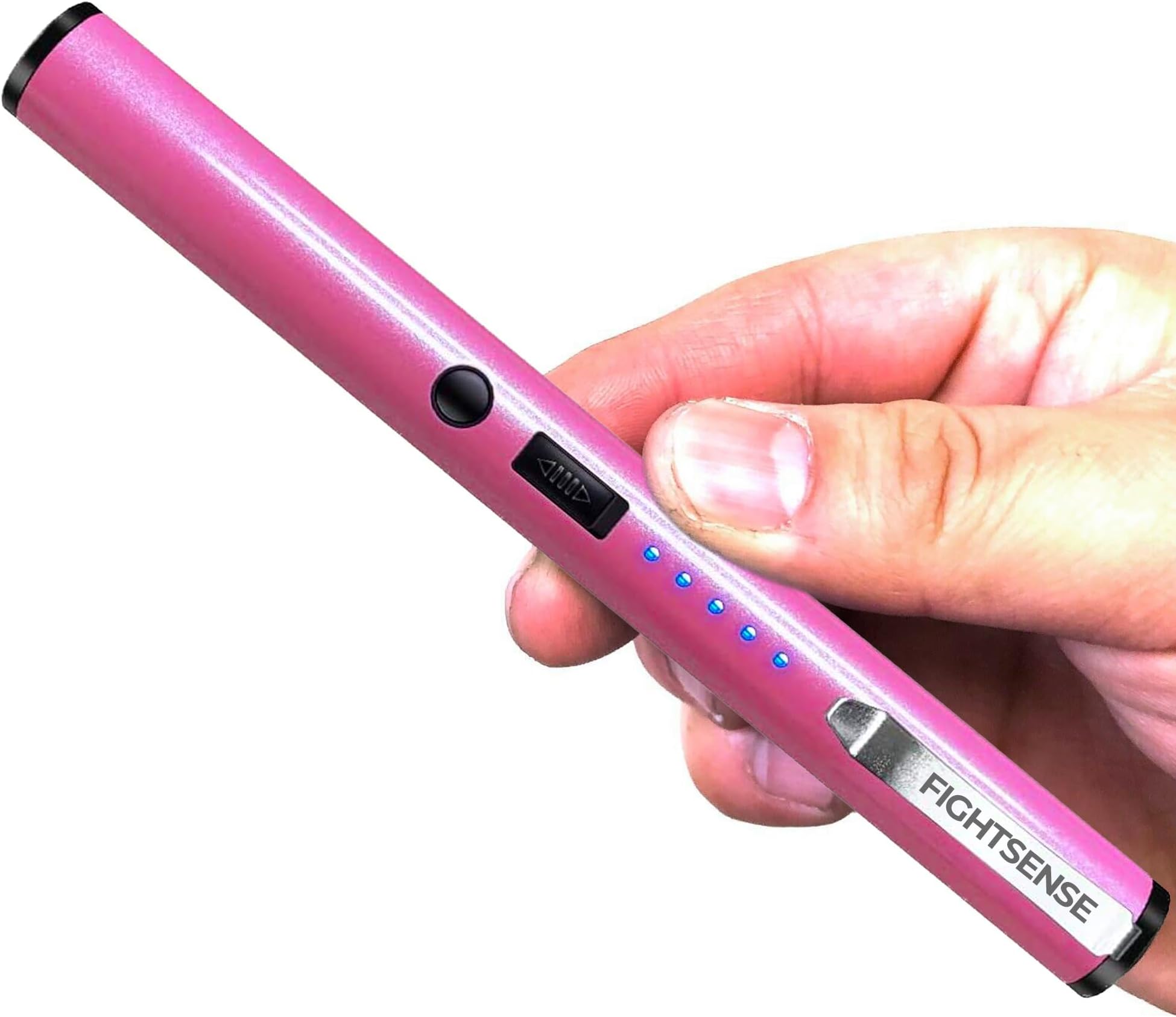 Pen Stun Gun for Self Defense Battery Life Indicator, Belt Clip, Pen Flashlight stun Gun for Women self Defense