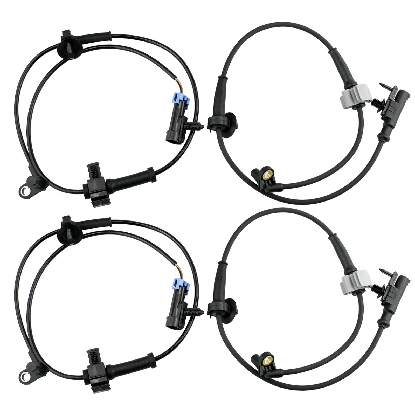 Ruizure ABS Wheel Speed Sensor 4pcs