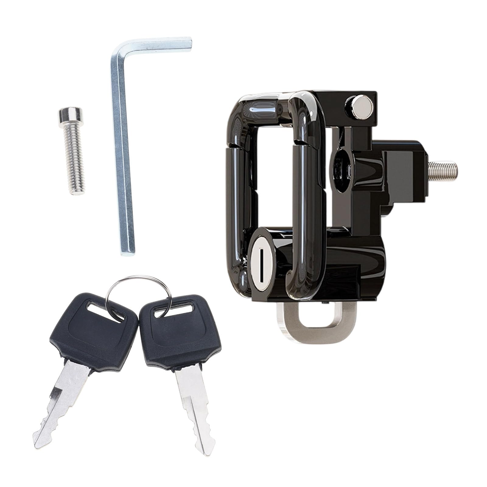 APGLSXY Front-Mount Motorcycle Cargo Hook Heavy Duty ABS/Aluminum Alloy Hanger for Ebikes & Scooters, Quick Installation Electric Bike Front Hook Bike Cargo Mount